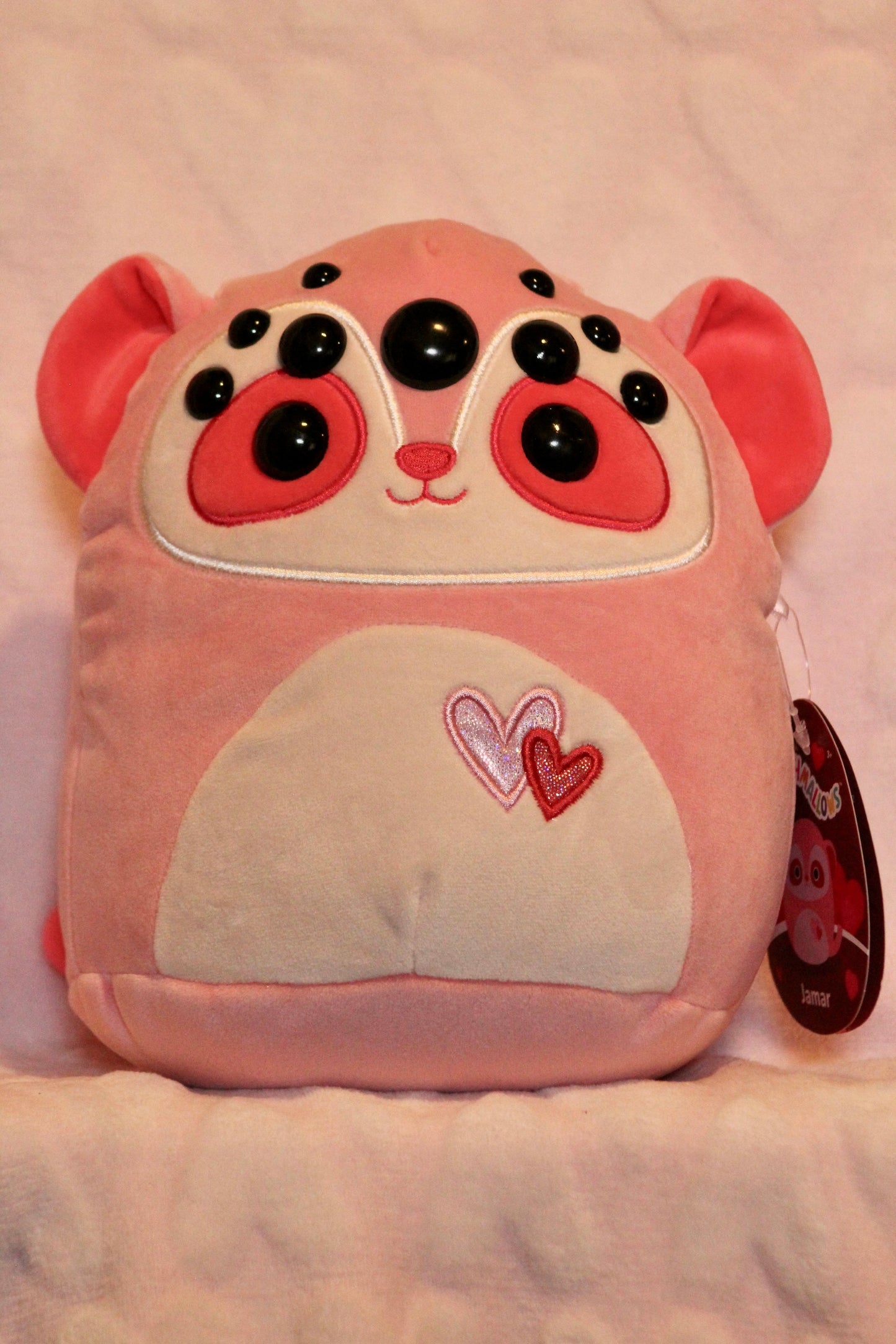 Valentines monkey squishmallow