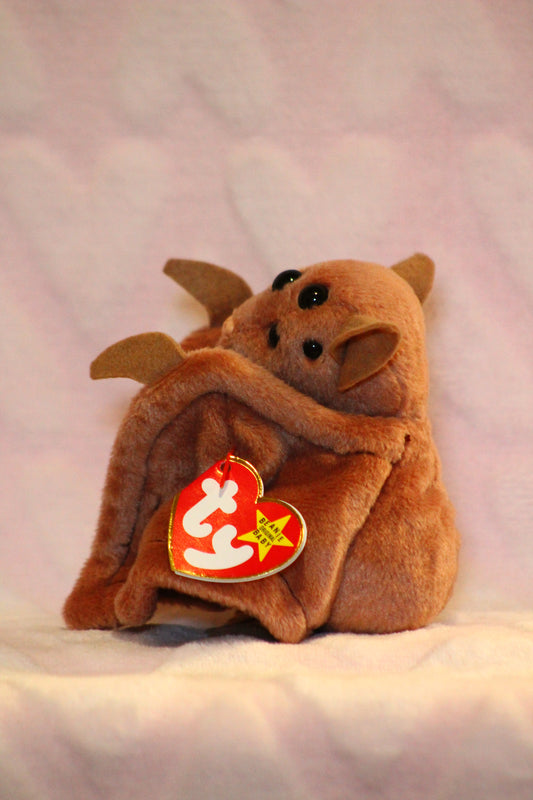Tan bat beanie baby