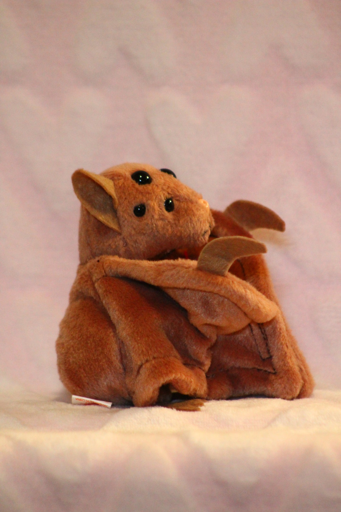 Tan bat beanie baby