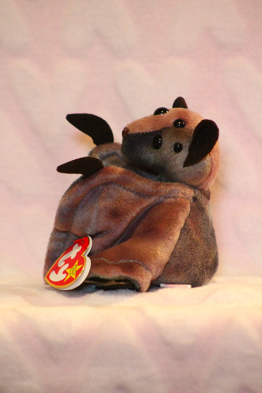 Marbled bat beanie baby