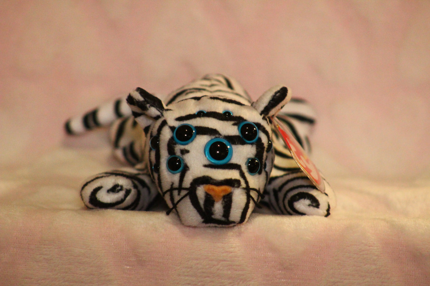 White tiger beanie baby