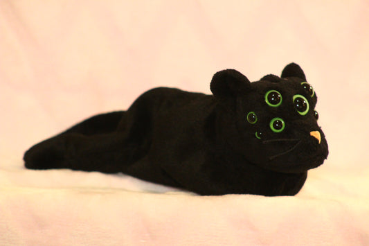 Panther beanie baby