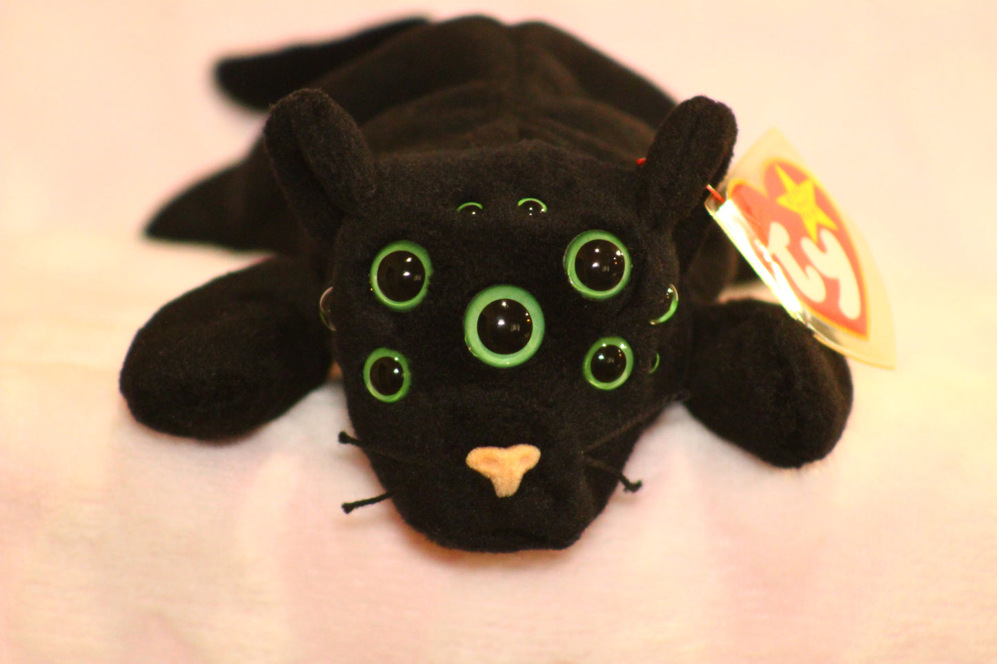 Panther beanie baby