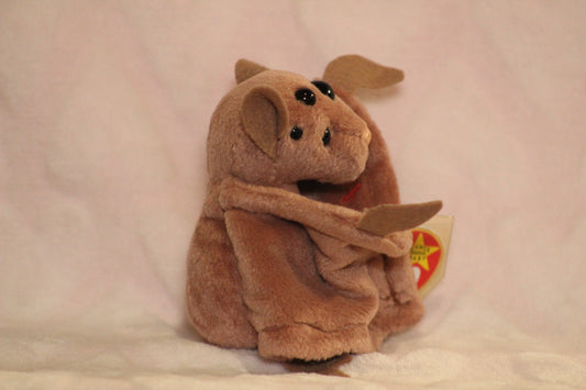 Tan bat beanie baby 1