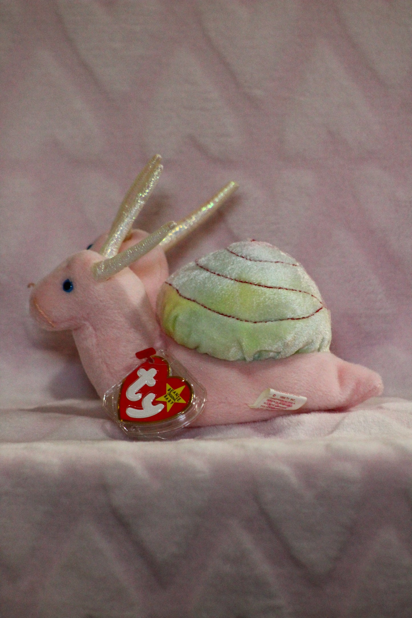 Snail beanie baby