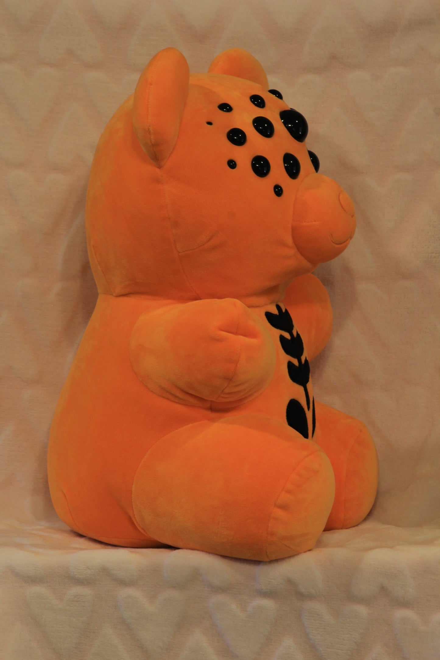 Orange skeleton gummy bear