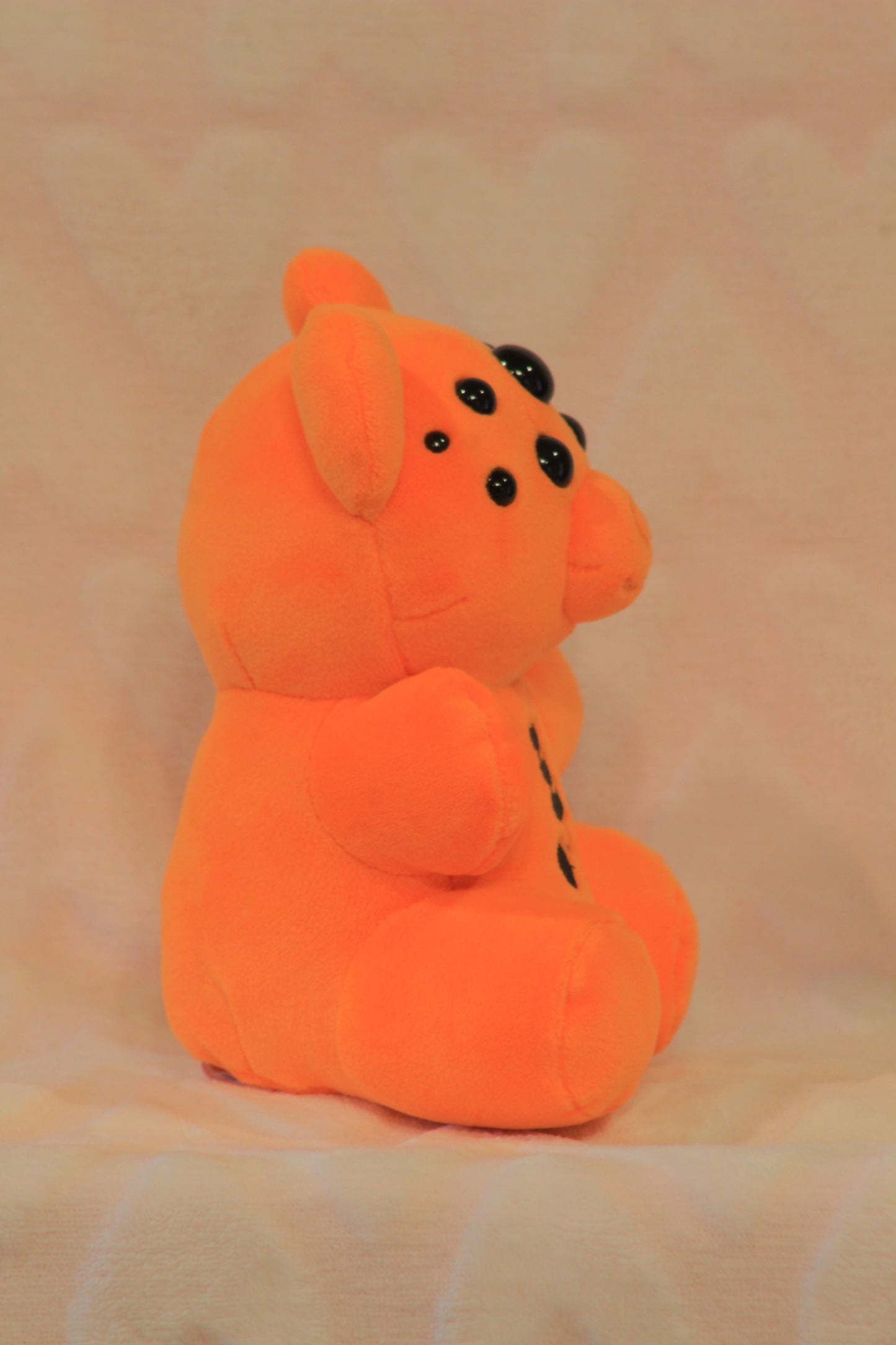 Orange small skeleton gummy bear