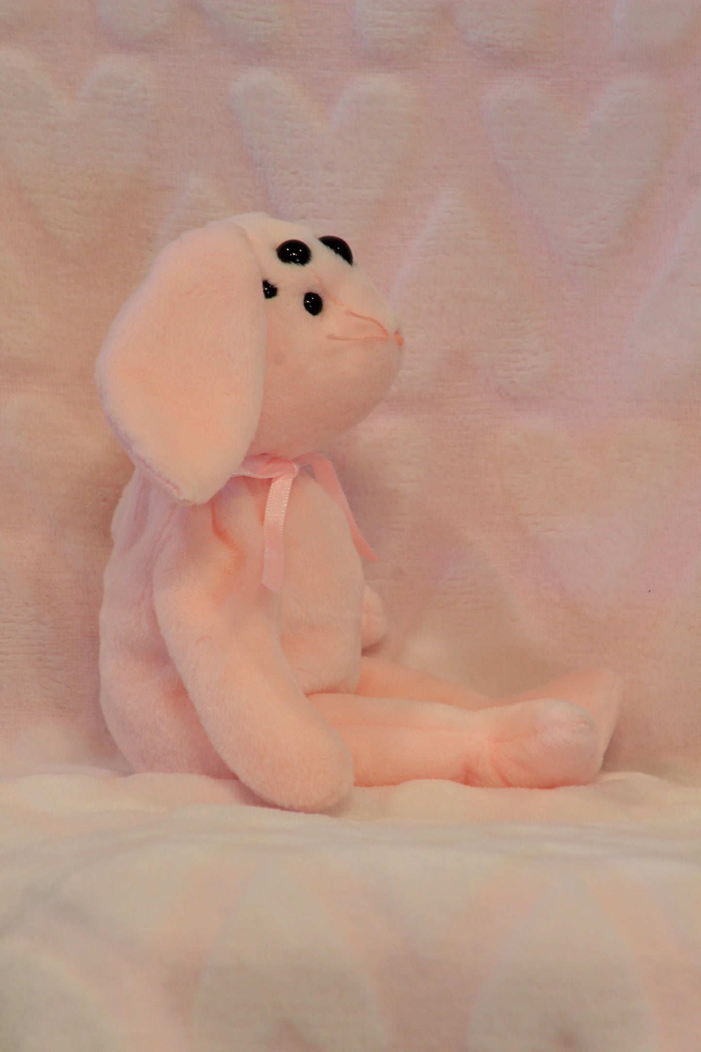 Pink beanie baby bunny