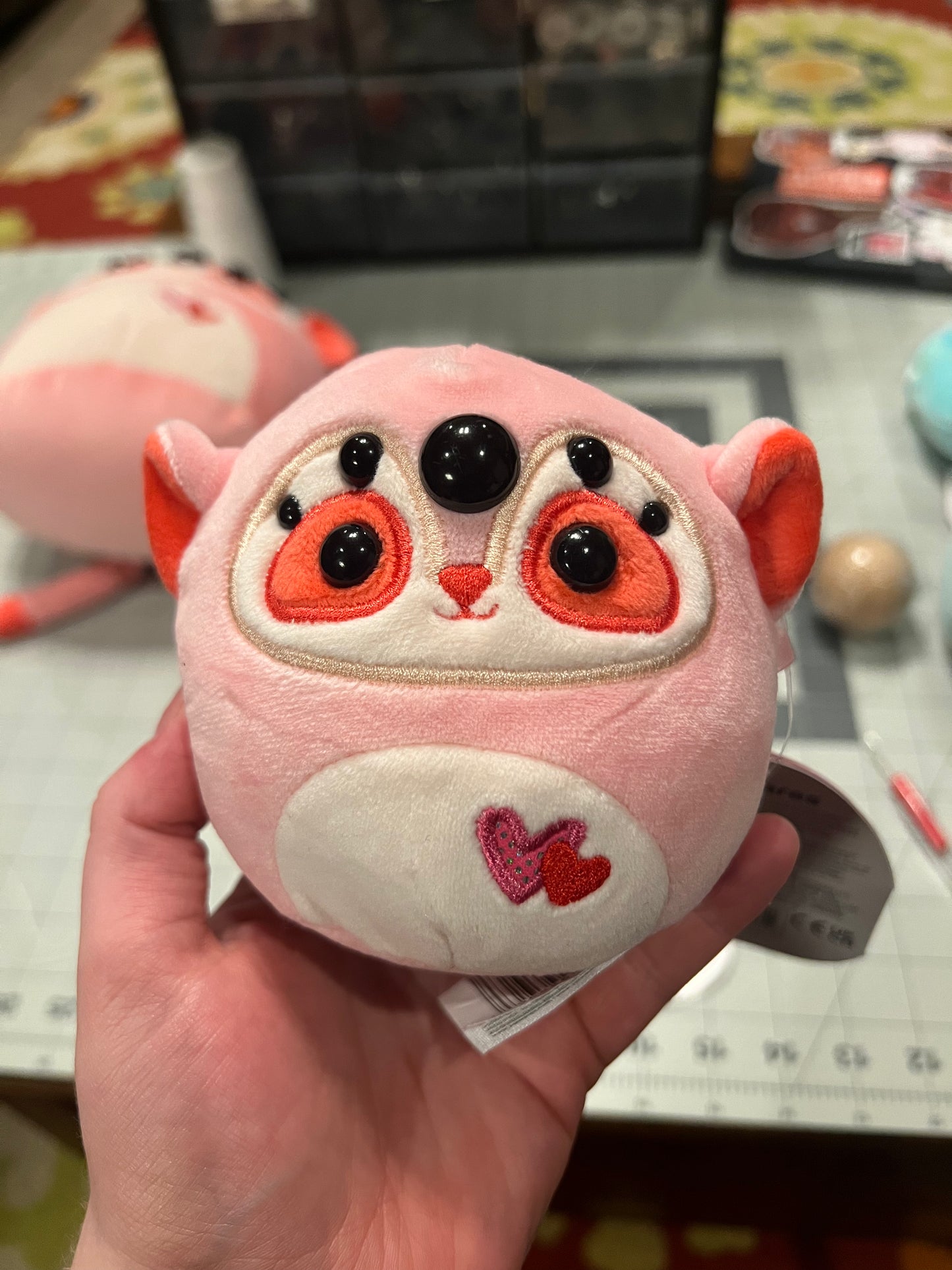 Valentines small monkey squishmallow