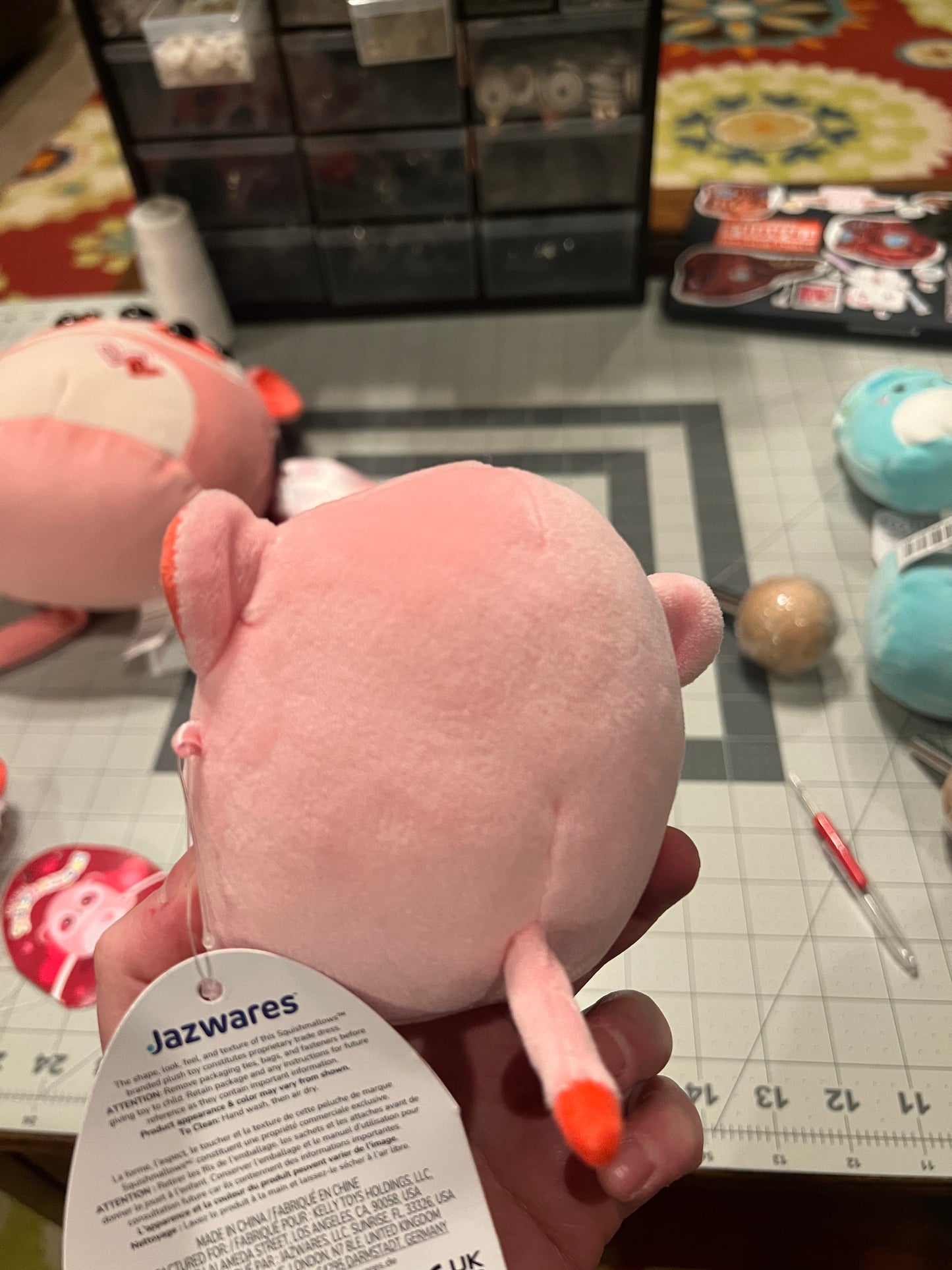 Valentines small monkey squishmallow 2