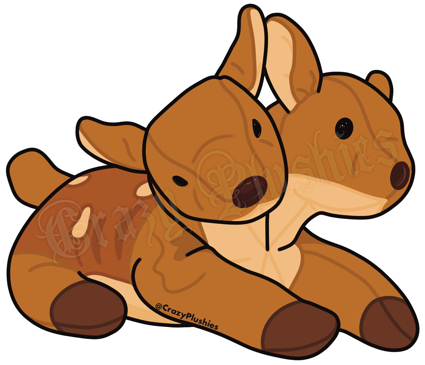 Keychain pre-order 2 headed deer