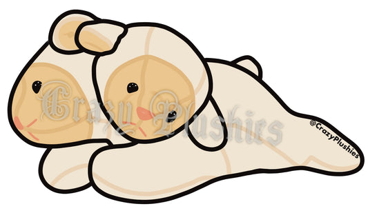 Sticker pre-order 2 headed lamb