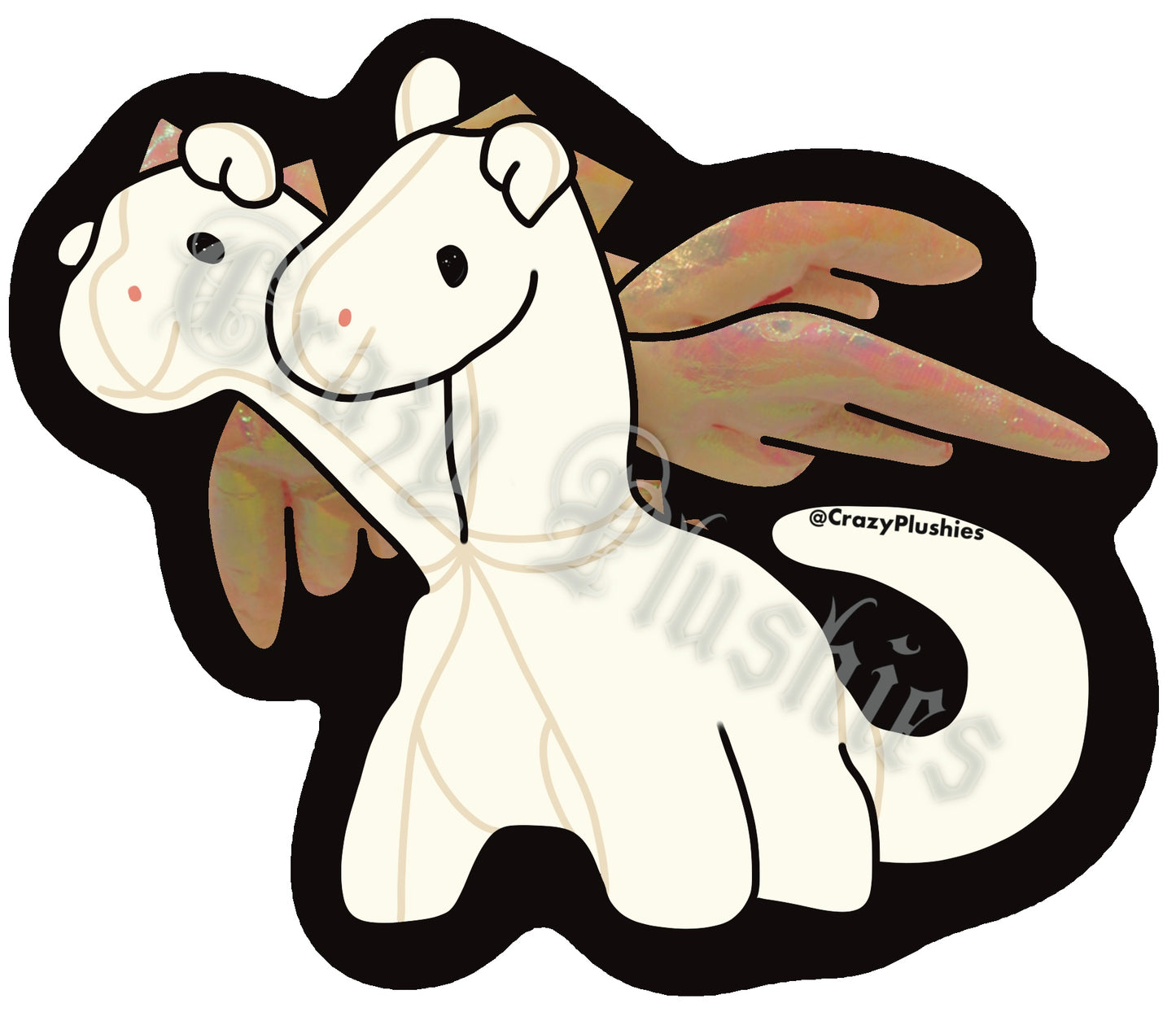 Sticker pre-order white dragon