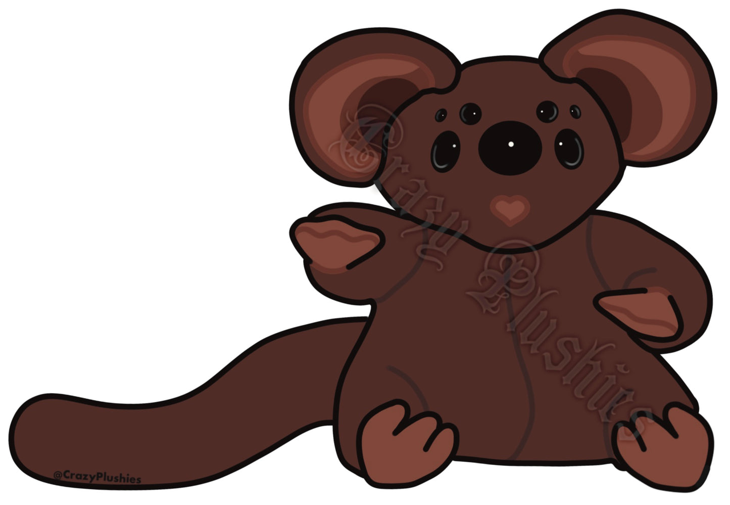 Sticker pre-order bush baby