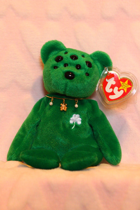 Lucky beanie baby bear