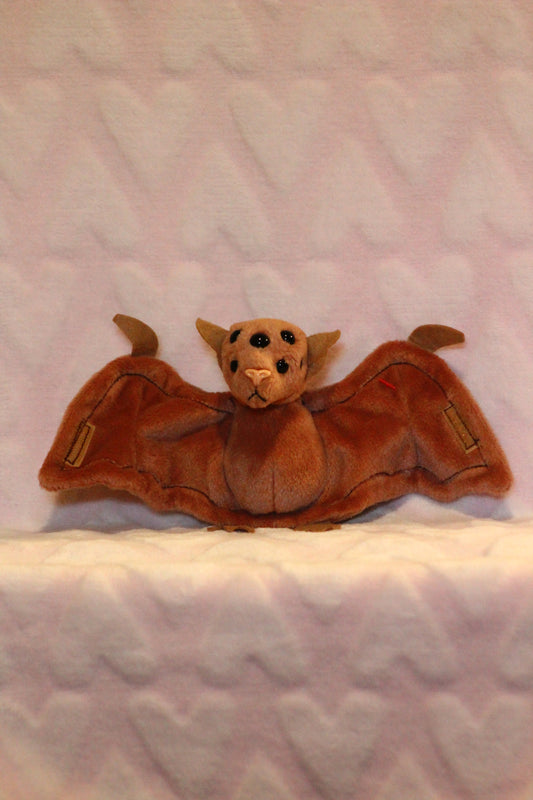 Tan bat beanie baby