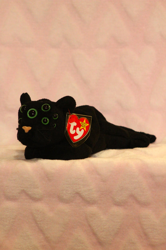 Panther beanie baby
