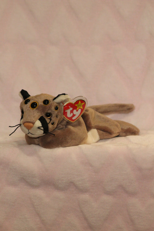 Mountain lion beanie baby