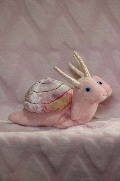 Snail beanie baby