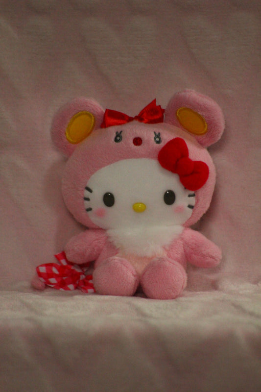 Small pink mouse suit clip on HK custom