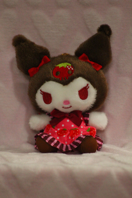 Small chocolate strawberry clip on KU custom