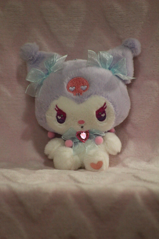 Small shiny light purple clip on KU custom