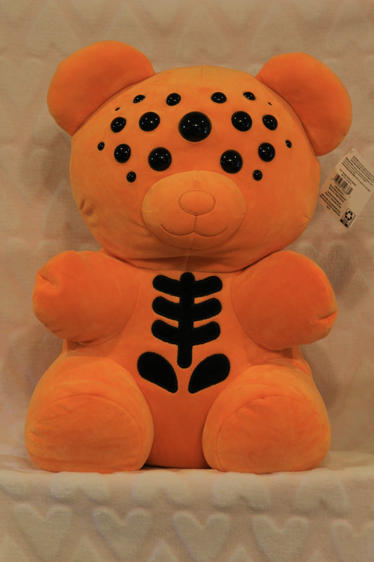 Orange skeleton gummy bear
