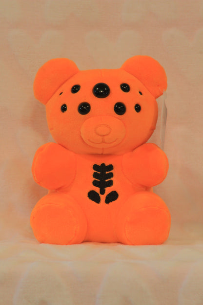 Orange small skeleton gummy bear