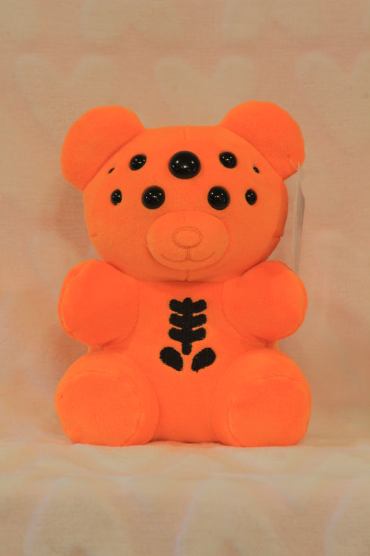 Orange small skeleton gummy bear