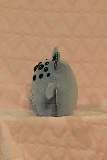 Small/medium gray velvet bat squish