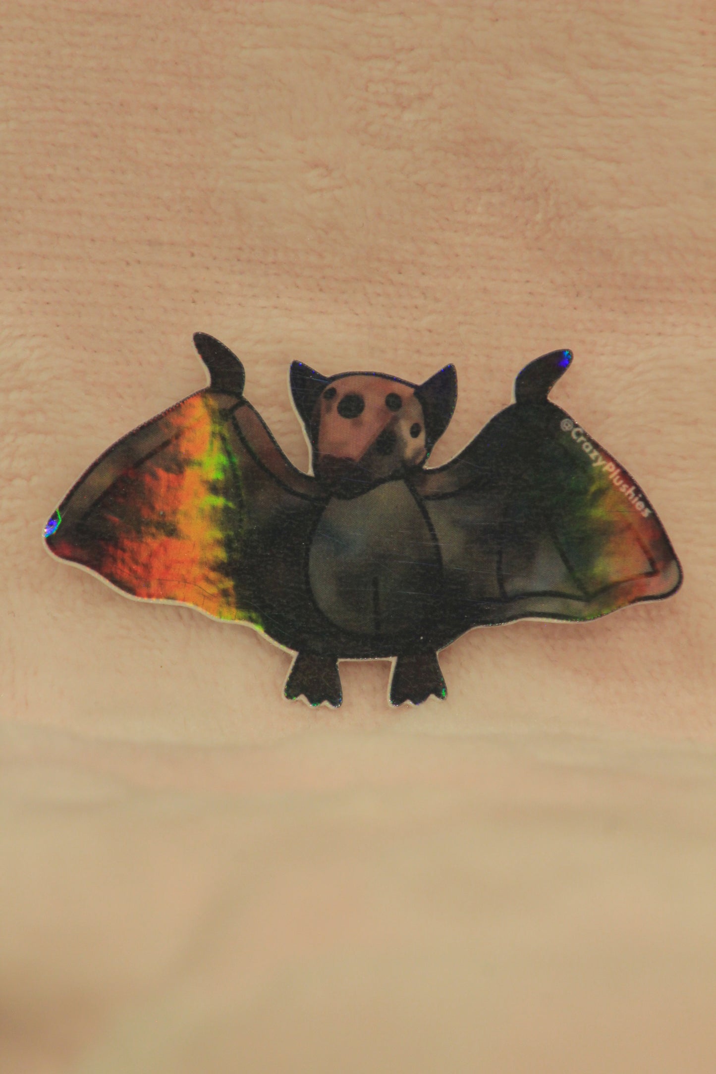 Sticker pre-order bat with extra eyes