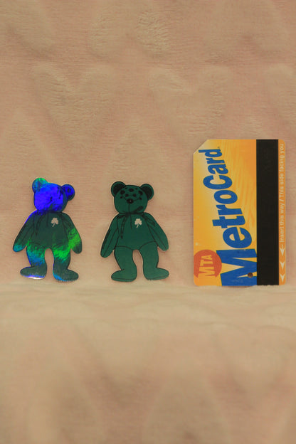 Sticker pre-order green luck bear