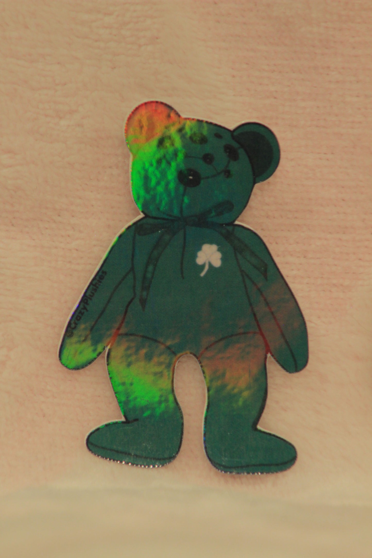 Sticker pre-order green luck bear