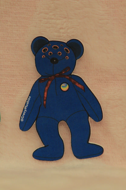 Sticker pre-order blue club bear