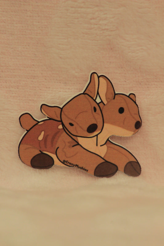 Sticker pre-order 2 headed deer