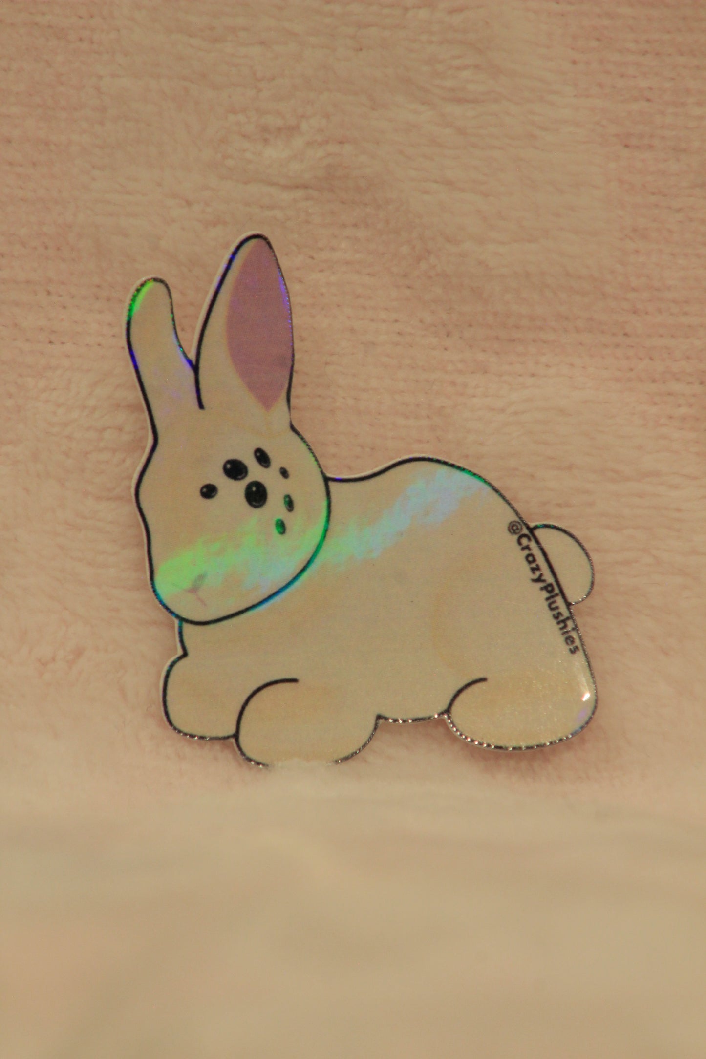 Sticker pre-order bunny with extra eyes