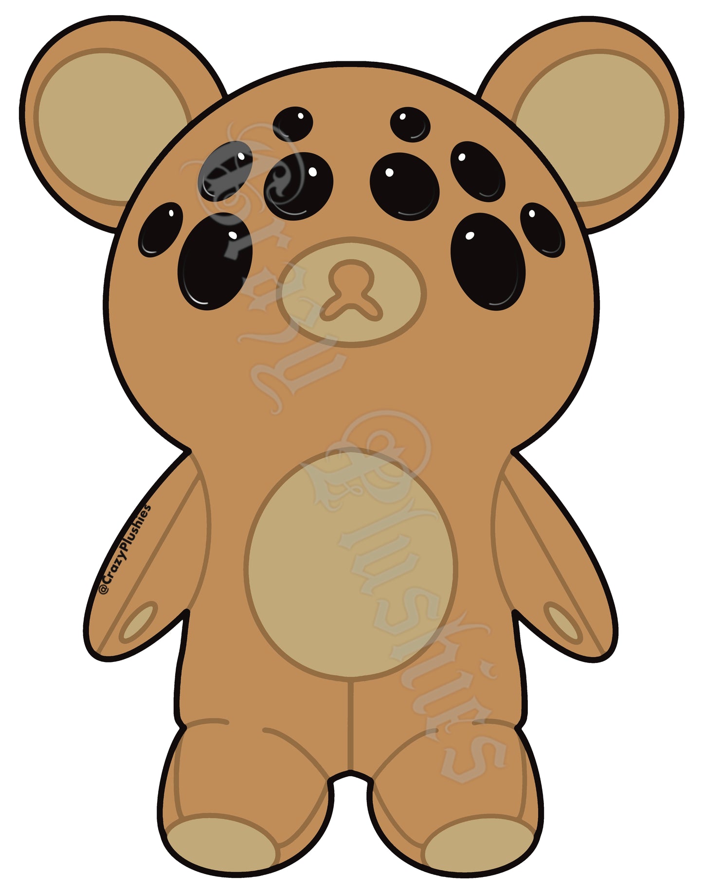 Sticker pre-order tan kuma