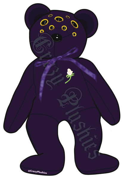 Keychain pre-order purple princess bear