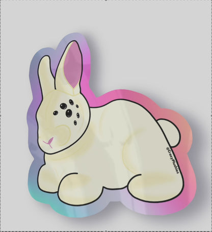 Sticker pre-order bunny with extra eyes