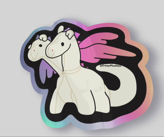 Sticker pre-order white dragon