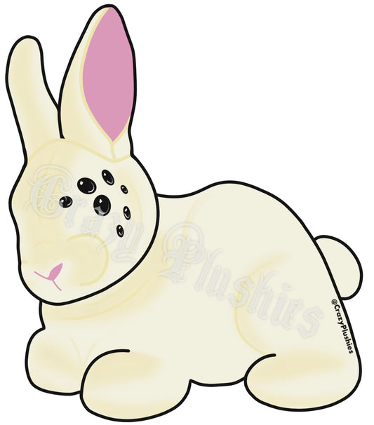 Sticker pre-order bunny with extra eyes